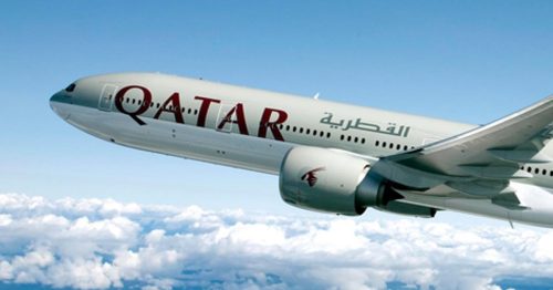 Qatar Airways casal passageira morta