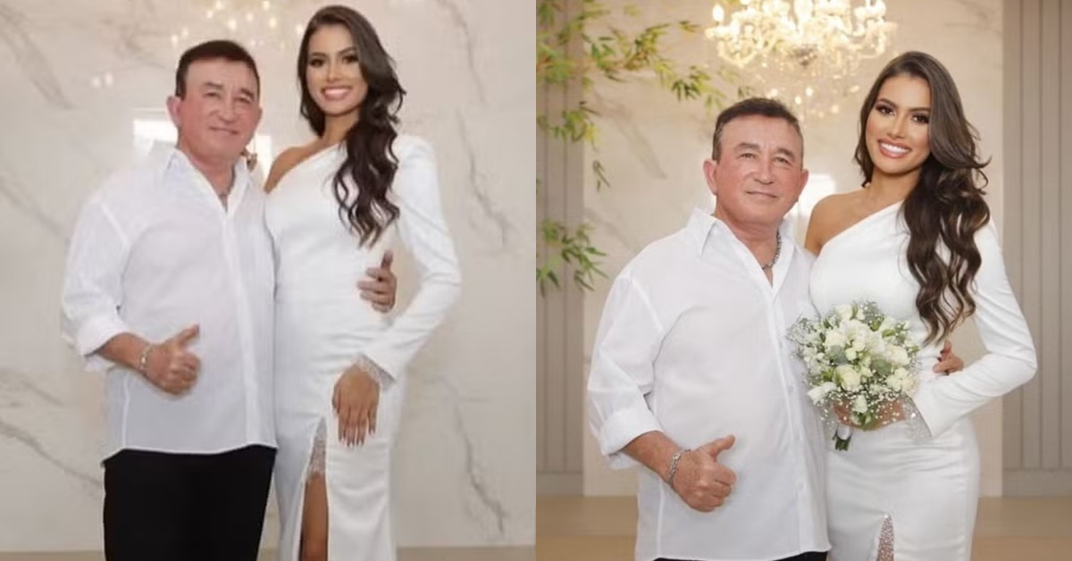 Amado Batista - se casou - Miss Calita Franciele