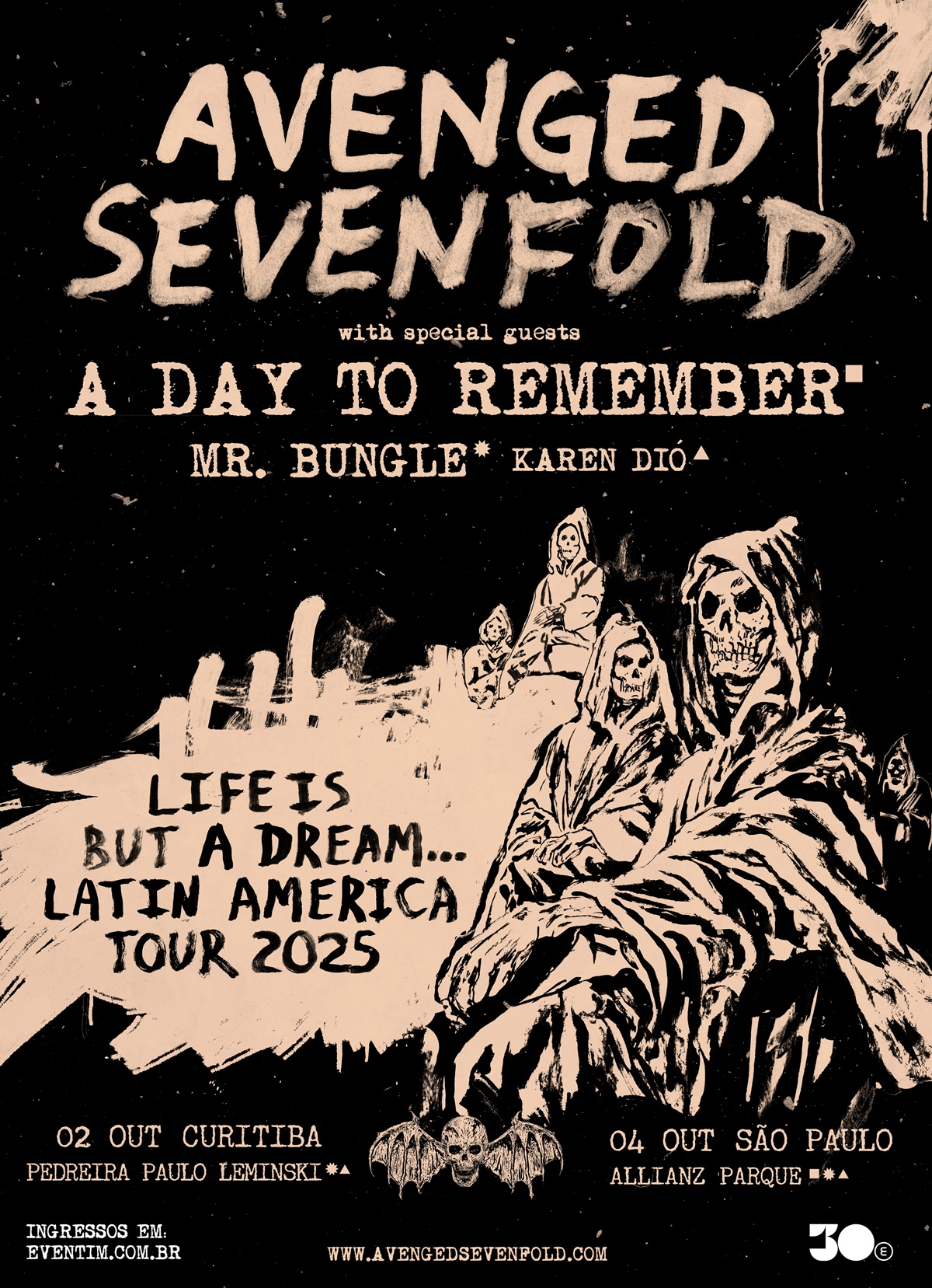 Avenged Sevenfold - volta ao Brasil