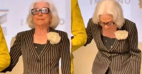 Fernanda Montenegro - emocionada