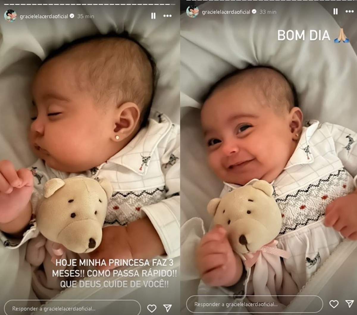 Filha Graciele e Zezé