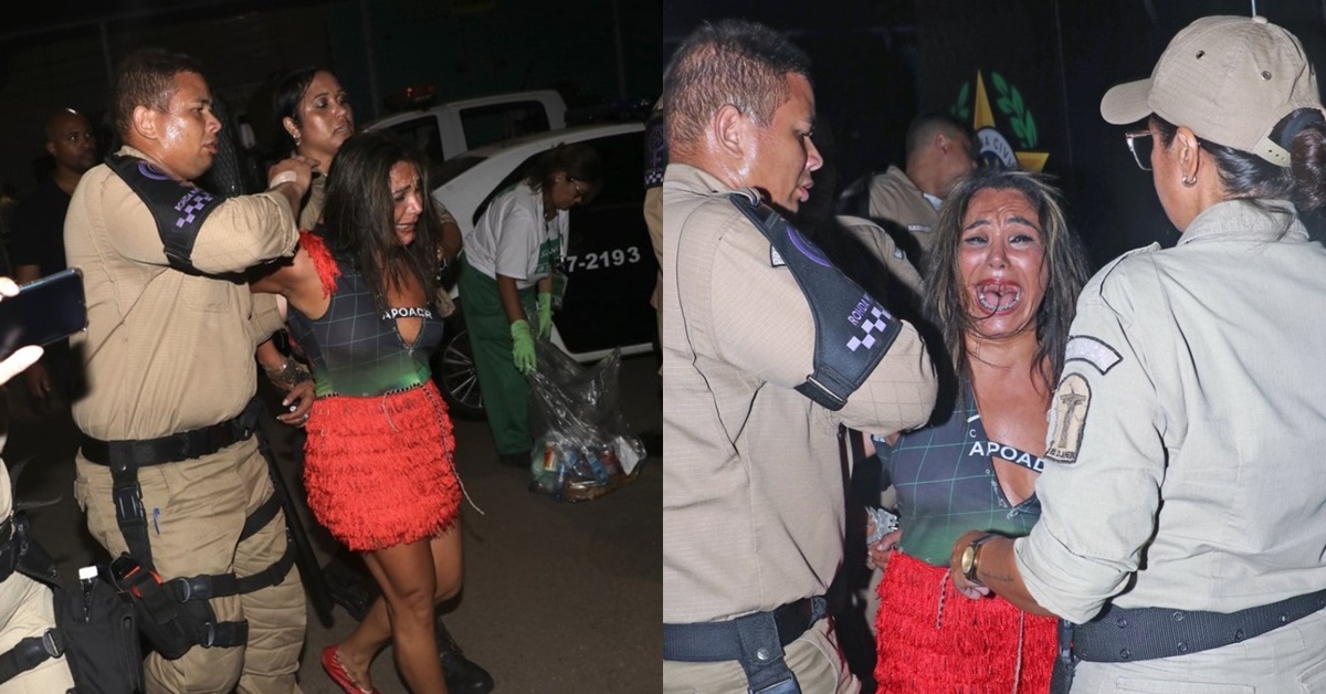 Mulher presa - mordeu pessoas sapucaí