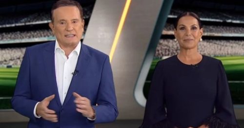 Roberto Cabrini - Carolina Ferraz