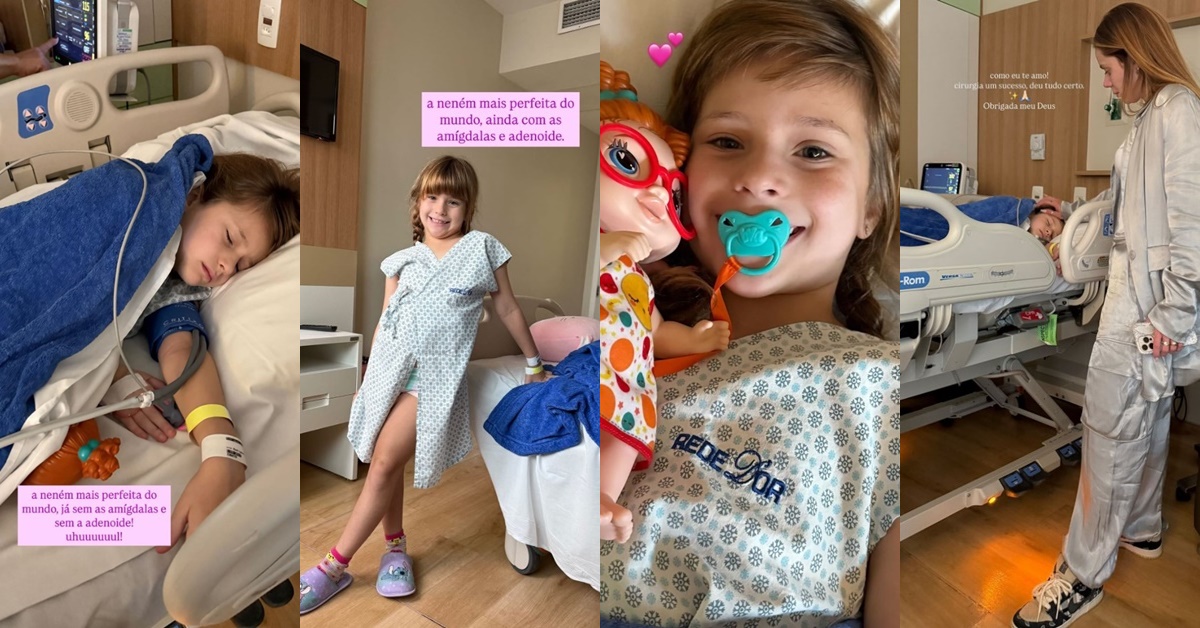 Sofia - filha de Ferrugem - cirurgia