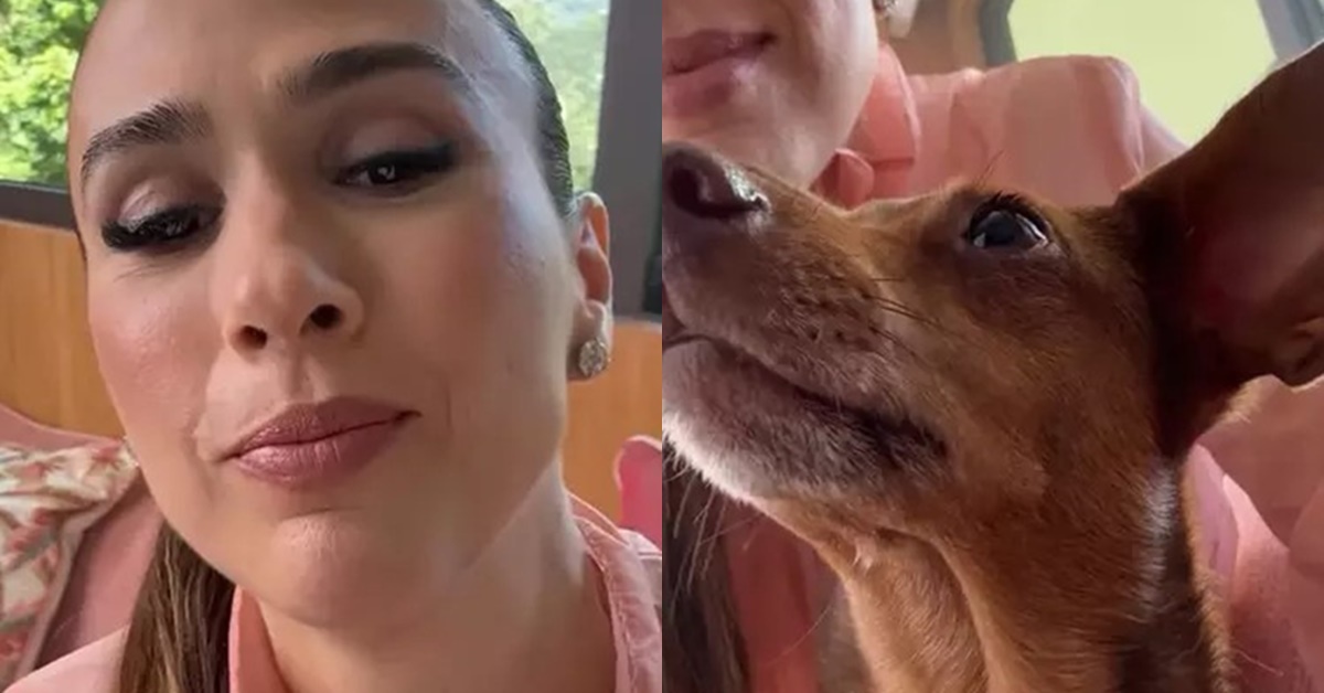 Tatá Werneck - cachorra