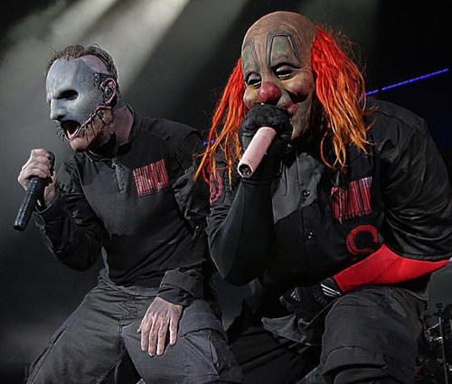 Vocalista diz que, se Clown quiser parar, ele também para (Reprodução/Pinterest)