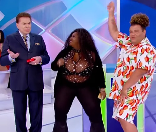 Dono do SBT conheceu 'Vai ganhar um Aviãozinho', de MC Silvio (Reprodução/SBT)